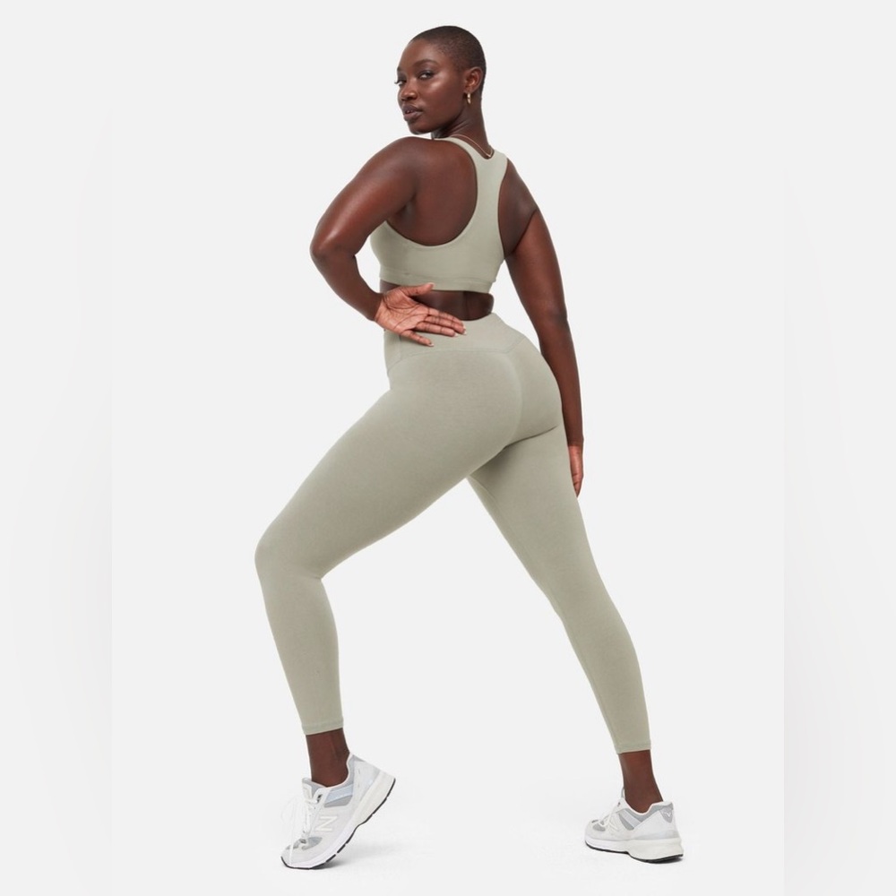 NWT 3X BUNDLE: MATE the Label Organic Stretch Bra & Legging in Sage